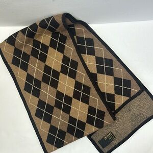 Murano Scarf Argyle pattern